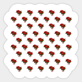 Berry Christmas Pattern Sticker